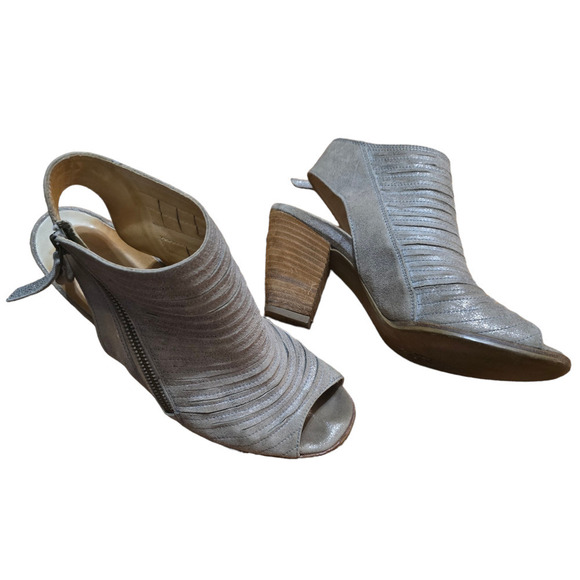 Paul Green Cayanne suede peep toe boots size 8 - Picture 1 of 7